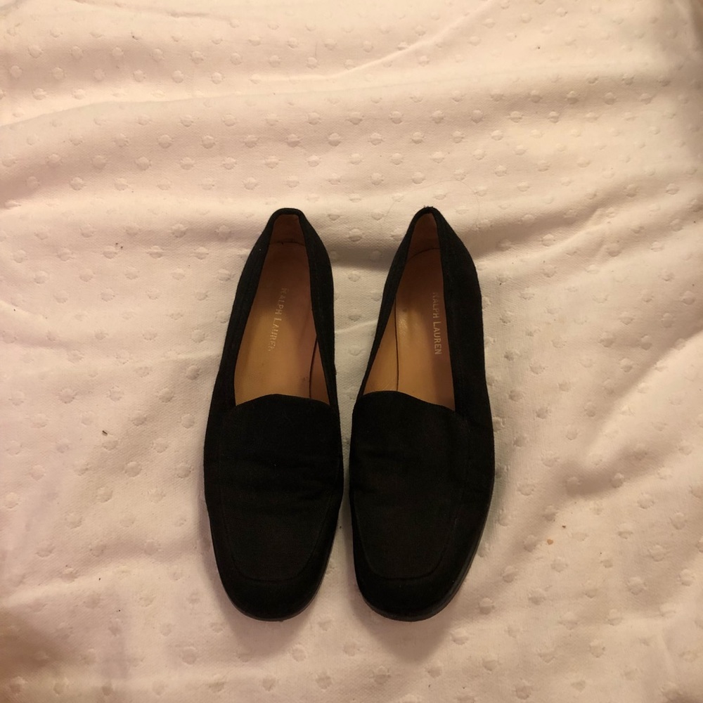 Ralph Lauren loafer style fabric slip on, sz 8 1/2